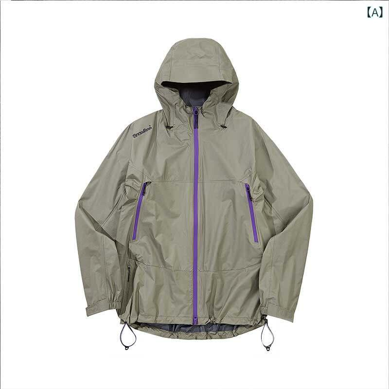 Snowlineの2Lアウトドア用サイクリングおよび駈けっくら用軽さ上衣は雨合羽で納める能力のあるで風を遮る男女兼用です。