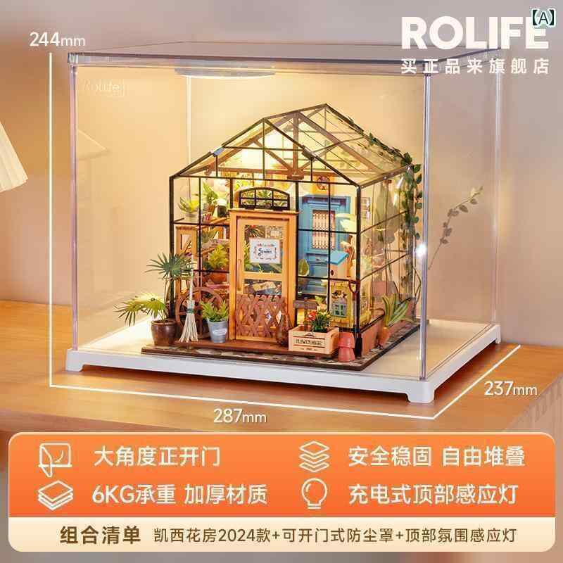 おもちゃ ホビー おもちゃ ホビー Rolife キャシー フラワーハウス DIY コテージ アート ハウス ミニチュア シーン 誕生日 プレゼント 6,756円