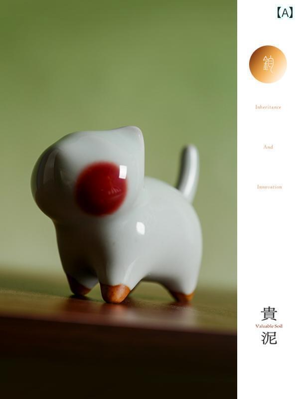 おもちゃ　ホビー グイ ニ かわいいですね かわいい 猫 ジュン 磁器 ガールフレンドの 装飾品の 創造的な 陶器の 女の子 子猫の の 贈り物