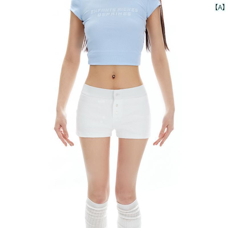 ショート　ハーフ　パンツ　 APEA アメリカン 3 ボタン スリムフィット ホット パンツ アウトドアウェアな カラーマッチング 4 コーナー カジュアルショーツ イン