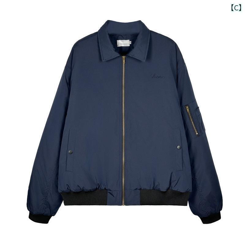 アウター メンズ ジャケット パーカ アウター メンズ ジャケット パーカ AHCN Aspirations Cleanfit パイロット ジャケット 暖かい コットン ボン バー 秋冬 メンズ