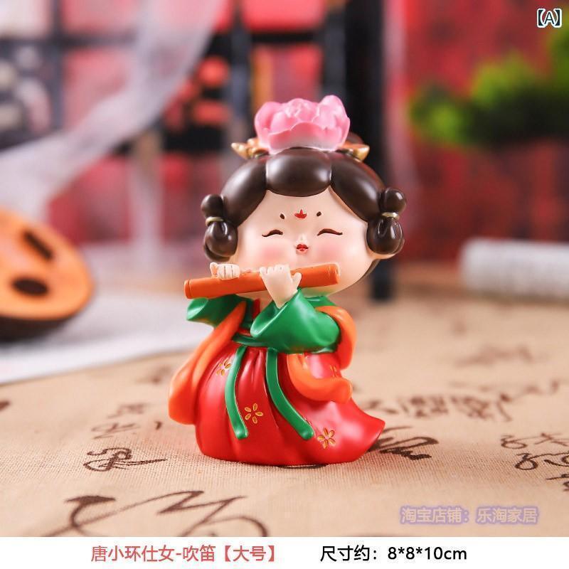 ホビー　雑貨　装飾品 の レトロ スタイル 唐代 女性 唐小 環 デスク トップ 装飾 装飾品 西安 文化 創造 お土産 ガールズ ギフト