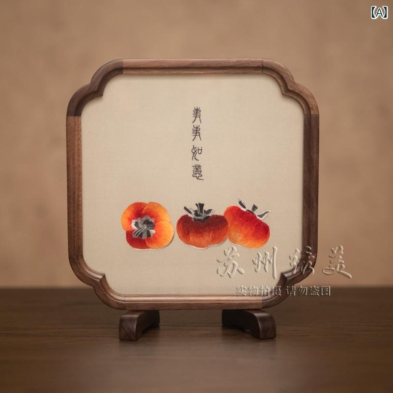 雑貨　装飾品　 チャイナ風 蘇 州 刺繍 装飾品 ホームデコレーション テーブル 蘇州 お土産 ギフト ビジネス