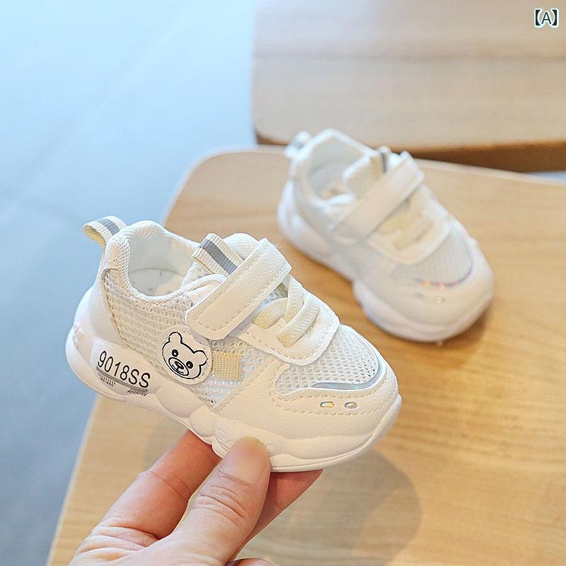 赤ちゃん　靴　シューズ シェパード ベビー ソフト ソール 幼児用 シューズ 0 ～ 3歳 4 女の子 滑り止め 男の子 赤ちゃん 幼児 夏 子供 通気性 シングル ネットワーク トランスポート