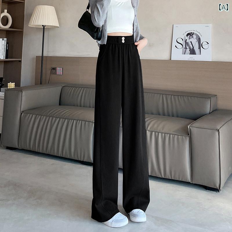 レディース ジーンズ レッグ mm 大きいサイズ ナロー バナナ パンツ レディース 春秋冬 2024 ハイウエスト ドレープ スリム 裏起毛 ワイド レッグ スポーツ