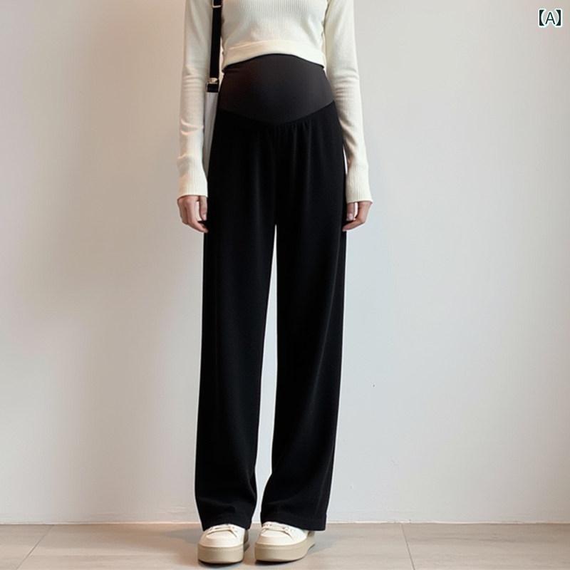 レディース　パンツ　スウェット　 英国 マタニティパンツ 秋冬 アウターウェア シェルパ ワイド レッグ パンツ 裏起毛 厚手 大きいサイズ ストレート マタニティウェア 7,641円