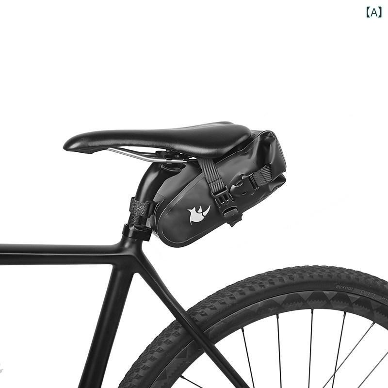 自転車　ホルダー　バッグ Rhino Walk 完全 防水 自転車 バッグ 収納 サドルバッグ マウンテン ロード テールバッグ サイクリング 装備