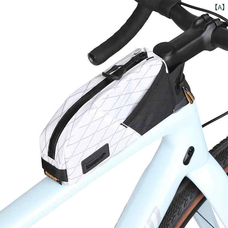 マウンテンバイク ホルダー バッグ Rhinowalk Rhino Wasteland シリーズ 自転車 防水 トップ チューブ バッグ スモール メロン カー クロス バー ロード