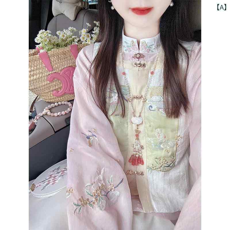 御召しもの レディース 瀬戸もの御召しもの 瀬戸もの風 亭主もち服 瀬戸もの風 漢服  瀬戸もの 御召しもの 背広 春 着 2025年新 表現スタイル 一揃い
