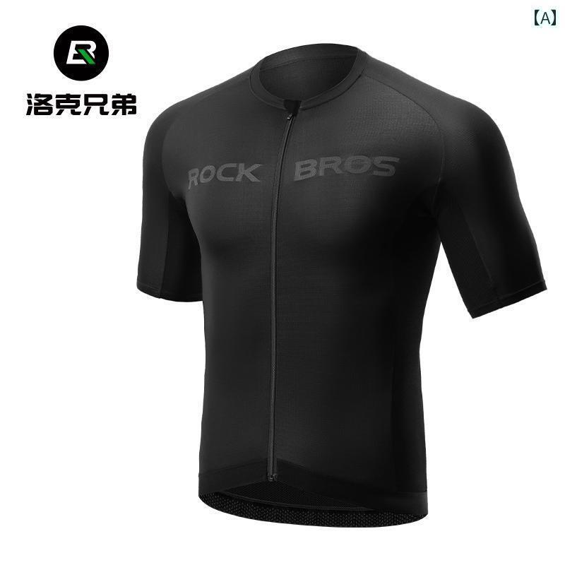 パンツ　スポーツ　ランニング ロック ブラザーズ サイクリング スーツ 夏用 半袖 トップ ショーツ メンズ マウンテンバイク ロード スポーツウェア