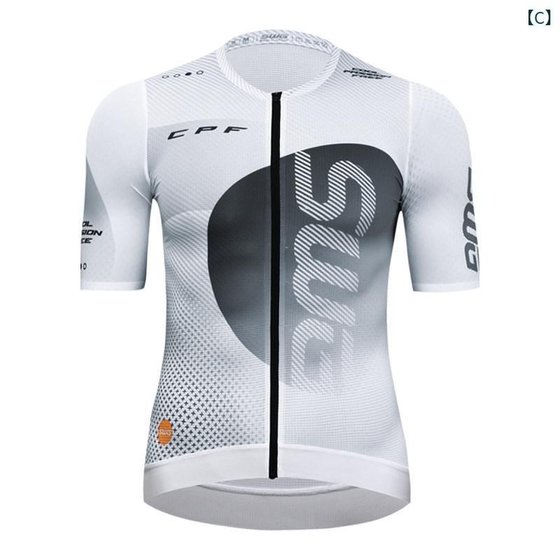 スポーツ　パンツ　フィットネス SWG Mingsheng サイクリング スーツ 夏 ロード バイク メンズ 速乾 半袖 ショーツ ダブルアロー クッション