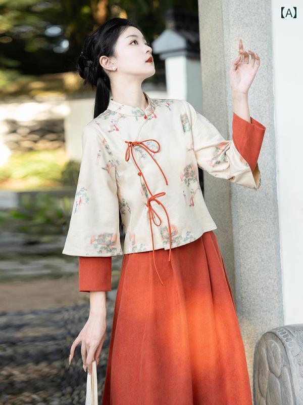 お召しもの 瀬戸もの レディース 瀬戸もの風 スエードクロス 背広 漢服 禅茶道 唐装 秋冬 瀬戸もの お召しもの 背広