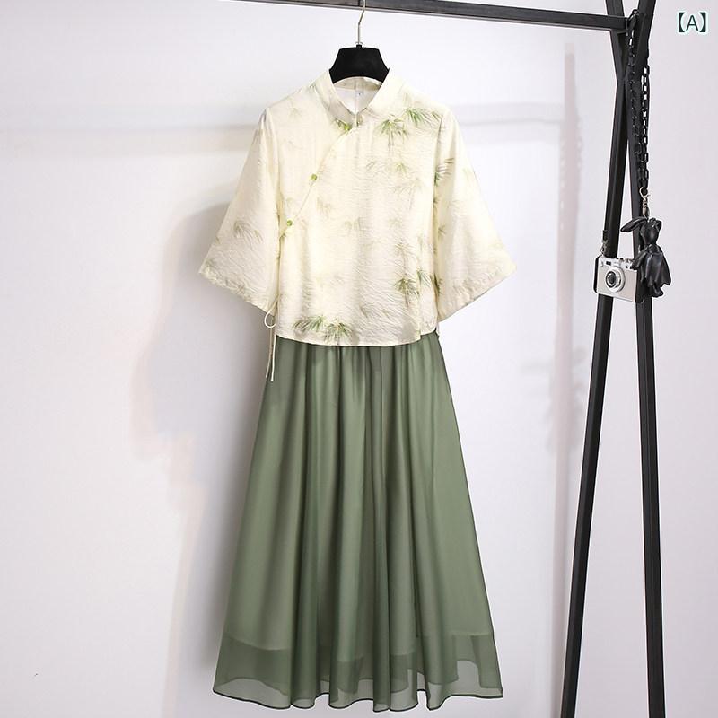 御召しもの 瀬戸もの レディース 初秋 中国 漢服 スコート 背広 背広 レディース 夏の 新 小っちゃい 瀬戸もの 御召しもの