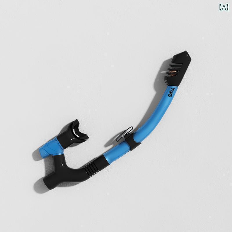 シュノーケリング　ゴーグル　マリンスポーツ TUO シュノーケリング ダイビング 器具 窒息 防止 フル ドライ 水中 呼吸 チューブ シリコン スキューバ 三 宝 器