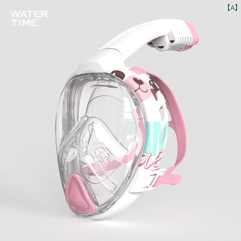 シュノーケリング　ゴーグル　スポーツ WaterTime 子供用 シュノーケリング マスク Sanbao 曇り 止め 水中 呼吸 装置 フリー ダイビング 水泳 装備
