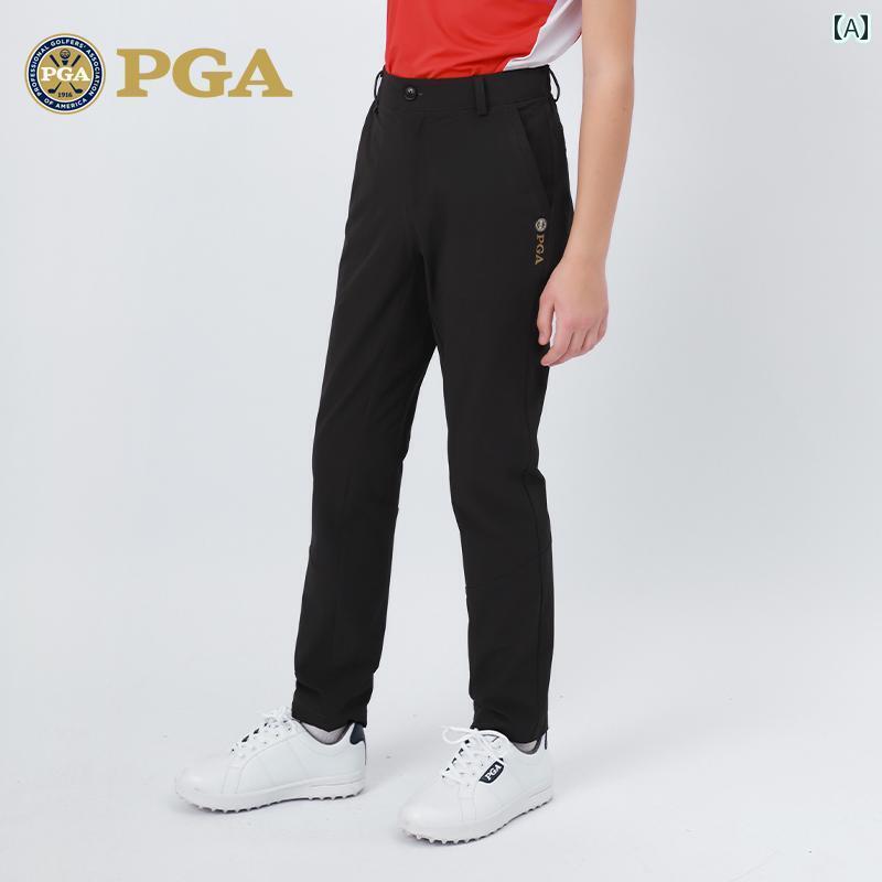 ゴルフ ウェア 子供 US PGA 子供用 ゴルフ パンツ 男の子 ボール スポーツ 軽量 速乾 035|サポートシェアグローバル