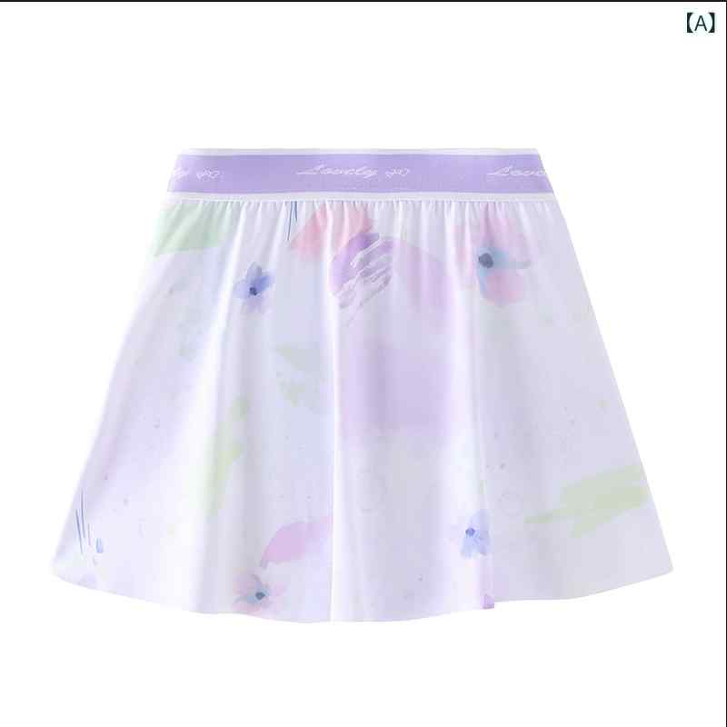 ゴルフ　ウェア　子供 ゴルフ 子供用 ショート スカート 女の子 夏 涼しい 速乾 パンツ中大 子供 露出 防止高 弾性 ハーフ 丈 テニス