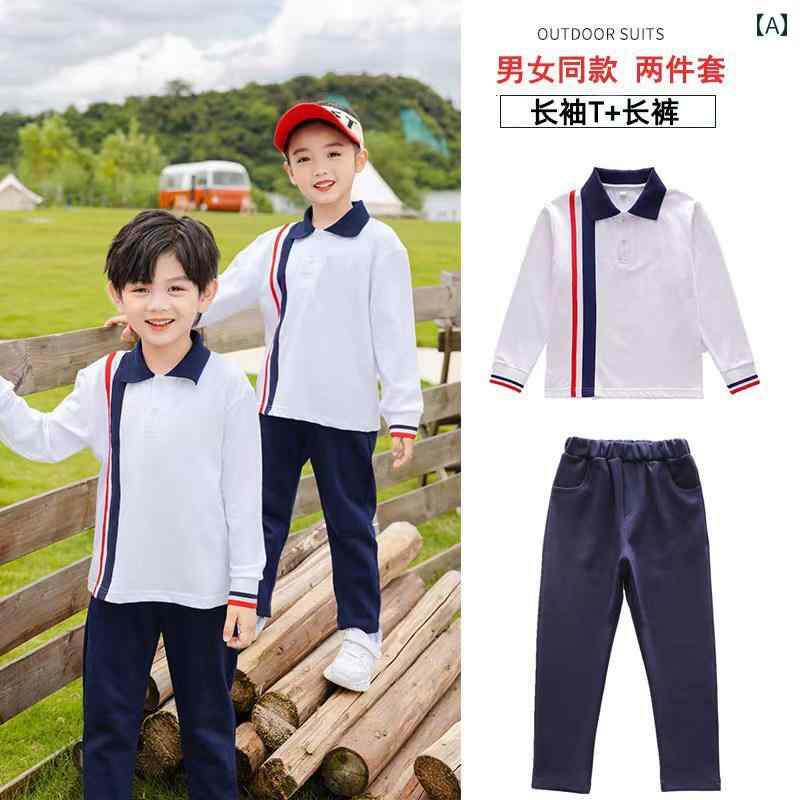 ゴルフ ウェア スポーツ 子供用 ゴルフウェア 春秋 男の子と 女の子 長袖 Tシャツ 伸縮性 スポーツ パンツ ゴルフ スーツ 子供服