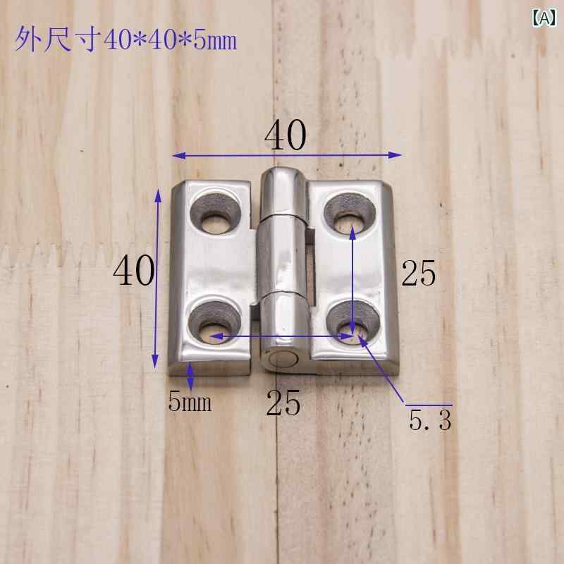 ヒンジ　ステンレス　ドア 316 / 304 ステンレスの 頑丈な ヒンジ 工業用 電気 機械 キャビネット 厚く 環境に 優しい CL 226