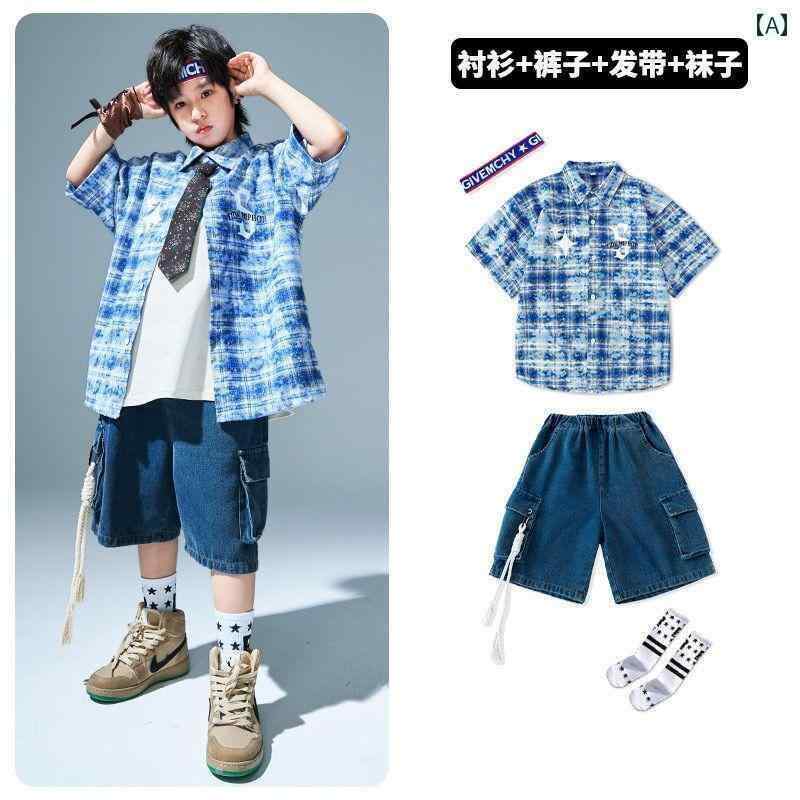 子供服　ダンス　ヒップホップ ストリート ダンス ヒップ ホップ スーツ ファッション ドラム パフォーマンス 服 子供用 女性用 ジャズ