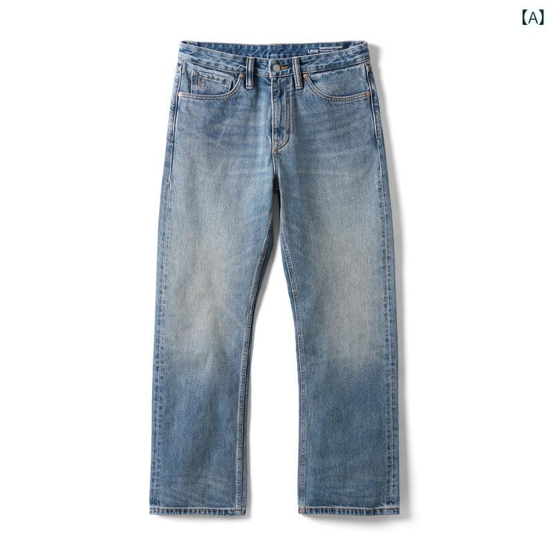 引っ切りない デニム ズボン下 SIMWOOD / 分かりやすい 白木 LR 08 広広とした レッグ 引っ切りない 135 薬局衡オンス ウォッシュ 工業 不都合 ヴィンテージジーンズ