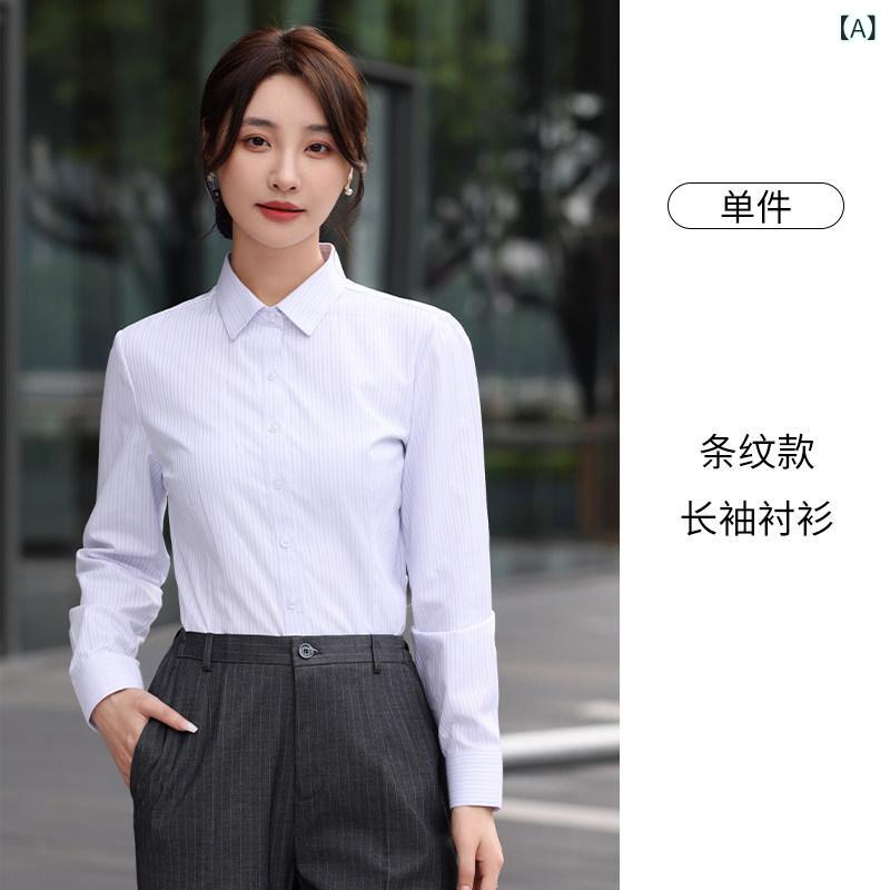 作業服　ワークウェア　ユニセックス 春秋 銀行の 女性用 作業着 ストライプ ネイビーブルー スーツ カウンター フロント ホール コート