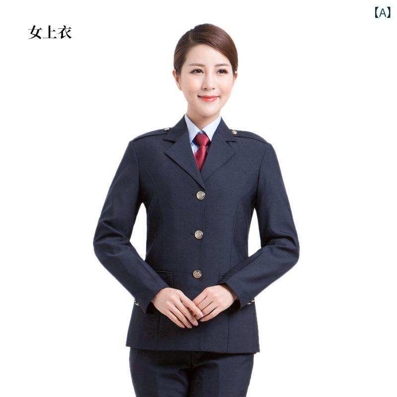 作業服　ワークウェア　ユニセックス Geshichao 制服 春秋 スーツ メンズ レディースの 3つ ボタン 春の 作業着 ジャケット トップス パンツ あり