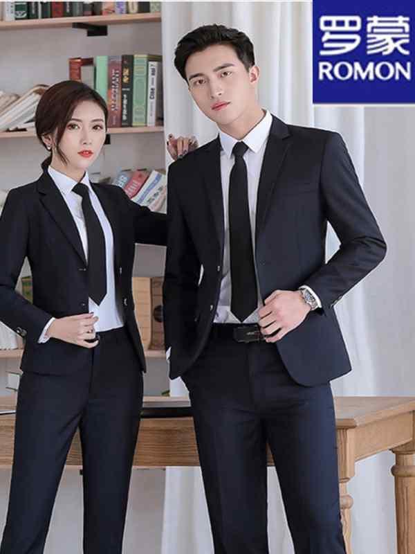 作業服　ワークウェア　ユニセックス Luo Meng プロ スーツ レディース フォーマルスーツ 作業着 マネージャー 面接 OL 同じ 男女兼用 9,777円