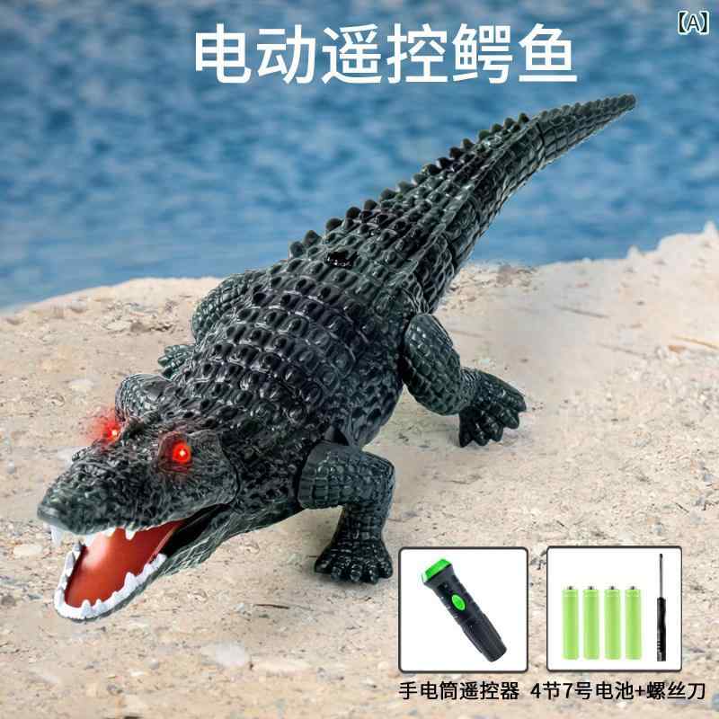 おもちゃ　動物　フィギュア リモコン ワニ 電動 子供用 オンライン シミュレーション トリッキー 楽しい小 動物 男の子と 女の子 スマート おもちゃ
