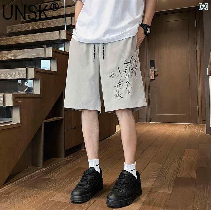 メンズ 心地よい 流行り物 メンズ心地よい 遊撃手 ズボン下 夏 冷感 薄っぺら 通気性 メンズアウターウェア ゆったり 瀬戸もの風 ボーイズ 5点
