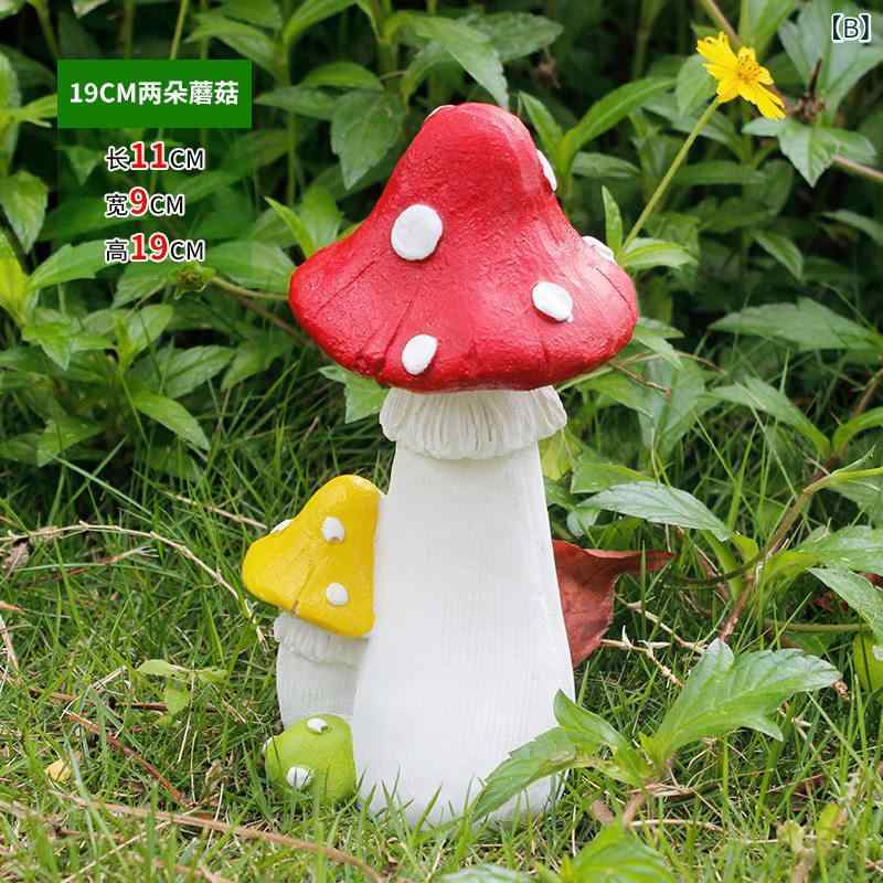庭 装飾 飾り 屋外 装飾 中庭の 庭の ヴィラ バルコニー シミュレーション 植物 キノコ ガーデン 風景 彫刻|サポートシェアグローバル
