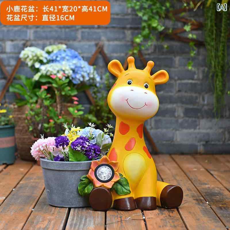 庭 装飾 飾り 屋外の 中庭のの キリン 幼稚園の 造園 レイアウト 庭の 風景 バルコニー 装飾の 装飾品|サポートシェアグローバル