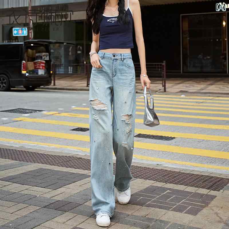 ジーンズ デニム レディース 熱っぽい 伝達ルート石ころ 広座敷 広広とした レッグ デニム レディース ご機嫌酉の方角 2025 秋 か細い 表現スタイル ドレープ 引っ切りない ズボン下