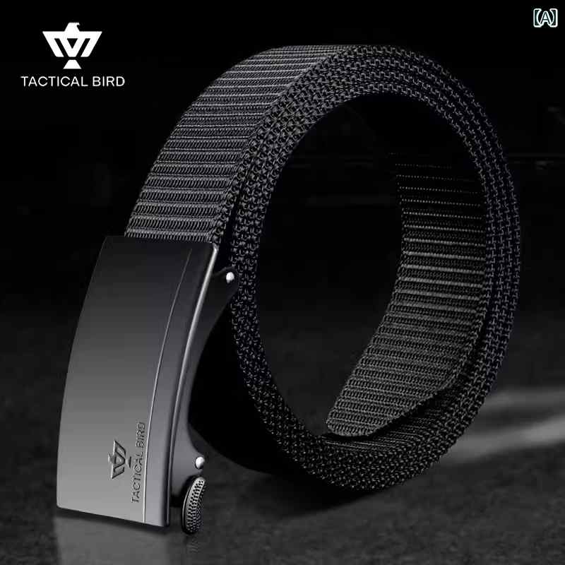 メンズ　ベルト　バックル タクティカル バード G 26 インナー バックル 自動 ナイロン ベルト メンズ キャンバス ミリタリーファン カジュアル ビジネス