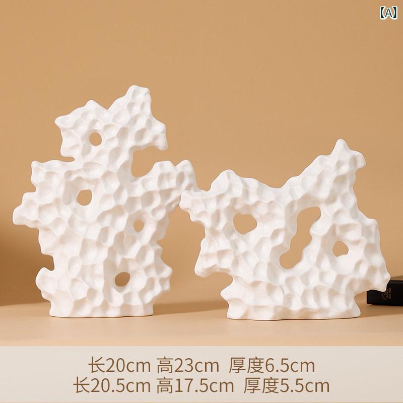 飾り　　歴史 な 珊瑚 石 セラミック 装飾品 ホーム アクセサリー 高級 オフィス ポーチ ワイン キャビネット 装飾