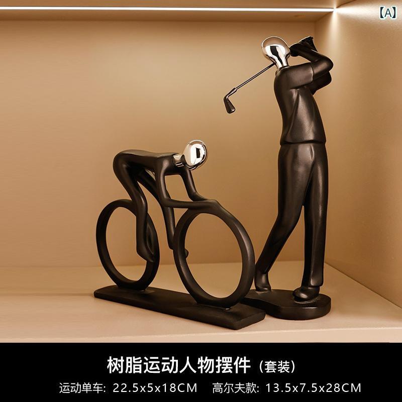 飾り　　歴史 軽くて なな リビング ルーム ポーチ 本棚 ワイン キャビネット 装飾 自転車 研究 スポーツ 彫刻