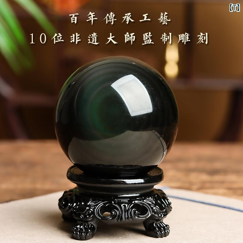 飾り 歴史 の 色の 黒曜石 ボール 黒曜石の 装飾品 レインボー キャッツアイ デスク リビング ルーム ホーム タウン ハウス オフィスの 装飾|サポートシェアグローバル