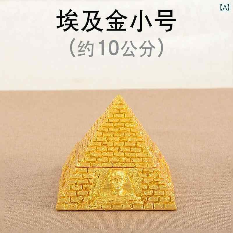 飾り　　歴史 レトロ エジプトの 大小 ピラミッド オフィス用 考古学的 ジュエリーボックス 装飾用 砂岩