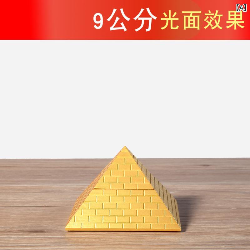 飾り　　歴史 ピラミッド レトロ エジプト 考古学 砂岩 オフィス リビング ルーム 樹脂製 装飾品
