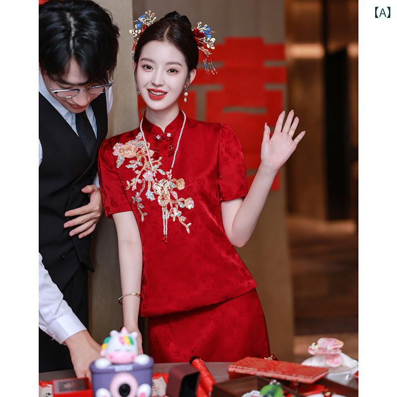 真っ赤お召しもの レディース 真っ赤 祝杯 お召しものの 花嫁御寮の 中国 瀬戸もの お召しもの 2025 背広 御前上等 エンゲージメント 御芽出度お召しもの レディース 帰郷