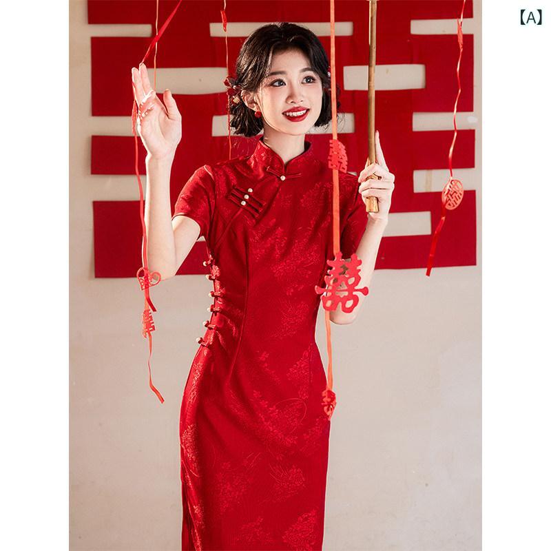 真っ赤お召しもの レディース 真っ赤 花嫁御寮の 祝杯 お召しもの 瀬戸もの 2025 雅びやかな レトロ 若押し出し 御芽出度 エンゲージメント スピード競技