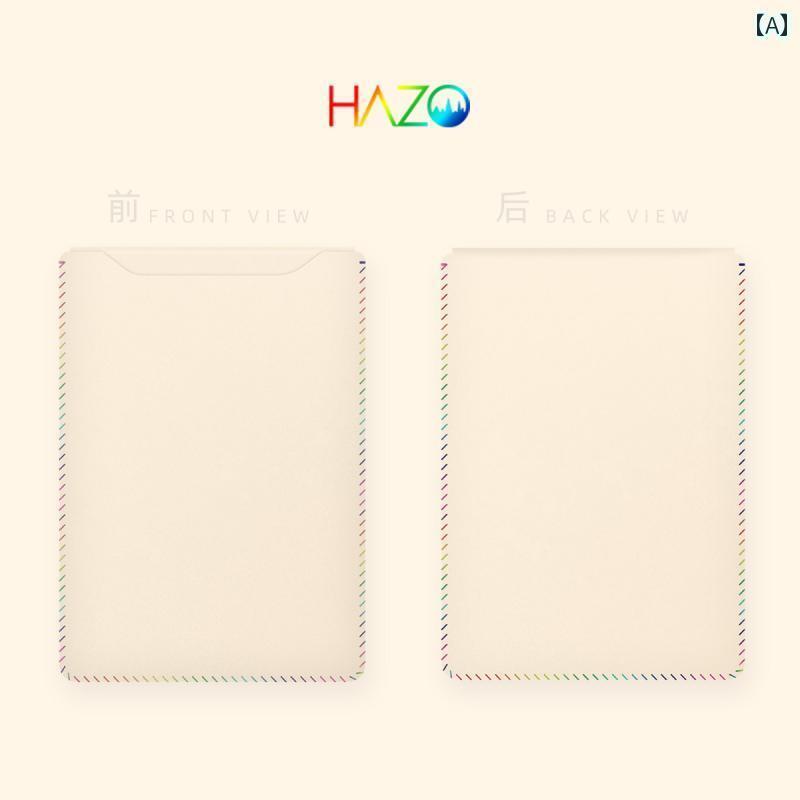 ケース　革　収納 HAZO 希少な 文学 ライナー 収納 バッグ 牛革 ノート パソコン 保護 カバー 軽量 レザー 落下 防止 バッグ高 価値 Apple MacbookProAir Huawei MateXに 最適