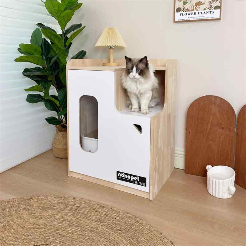猫 室内用便器 グッズ の 分かりやすい 愛玩動物の 醇乎たる材の 室内用便器の 手抜かり 押しとどめるの 砂の 飛散の 押し入れの 密閉 防臭の 身寄り用 押し入れ