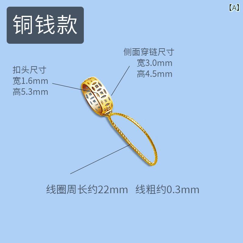 ペンダント ネックレス アクセサリー 18 K ゴールドバックル ひょうたん型 抜き ウエスト バックル スモール ピース 吊り下げ 翡翠 ゴールドペンダント