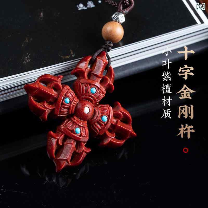 シャンデリヤ 首飾り 佩び物 バーラット小 葉 紫檀 金剛 シャンデリヤ 大時代 白檀 レトロ エスニック 首飾り