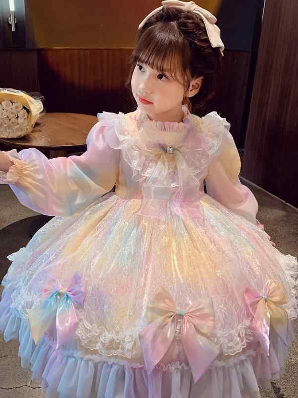 赤ちゃん服 心地よい 愛くるしげ 御姉さん ロリータ 妃殿下 お召しもの たわい無い 秋服 表現スタイル 赤ちゃんの ふく らん 虹霓 メッシュ