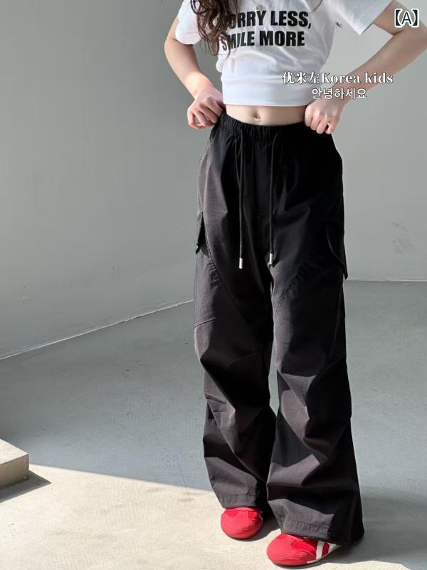 子供服　カジュアル　かわいい Youmizu 女の子用 オーバー オール 2025年 新型 子供用 夏 パンツ ゆったり カジュアル 夏用 薄手