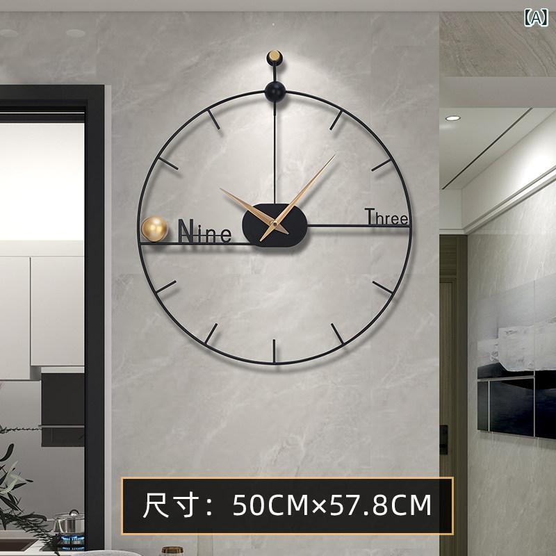 壁掛け 時計 おしゃれ 時計 壁掛け リビング ルーム 2025 スタイル 雰囲気 ファッション モダン シンプル 壁 装飾