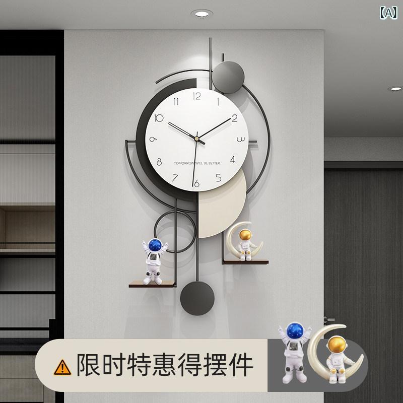 壁掛け 時計 おしゃれ 時計 レストラン 壁掛け リビング ルーム 2025 パンチ フリー ライト 高級 ハイエンド ホーム ファッション｜サポートシェアグローバル