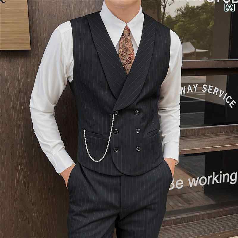 スーツ　ベスト　メンズ スーツ ベスト パンツ メンズ 英国 礼服 新郎 ウェディングドレス 付添 人の 団体 服 兄弟の